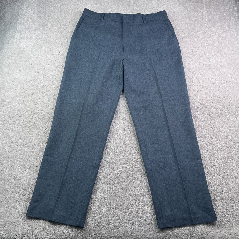 Vintage Levis Pants Mens 36x30 Blue Action Slacks Polyester Trousers Made in USA